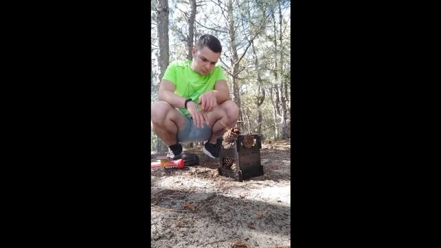 ПВД с Артуром+тест печки щепочницы от LSA Outdoor смотреть онлайн