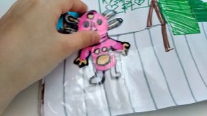 бумажная книга Лунтик своими руками из бумаги