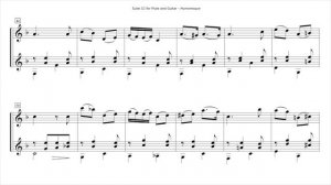 Roberto Di Marino - Suite III for Flute and Guitar - (4-4) Humoresque