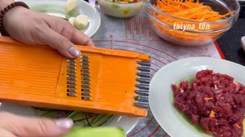 Обалденый рецепт фунчезы с мясом-"чап-че" #простойрецепт #оченьвкусно #корейскаякухня