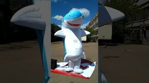 Inflatable mascot Shark by SHOWplus Надувной пневмо костюм (пневморобот) Акула