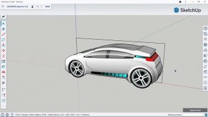 Sketchup Tutorial: How to make a sports car ? || By Vijay