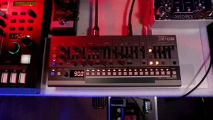 Roland JX-08 "All 16 Factory Patterns" (Sequencer Mode)