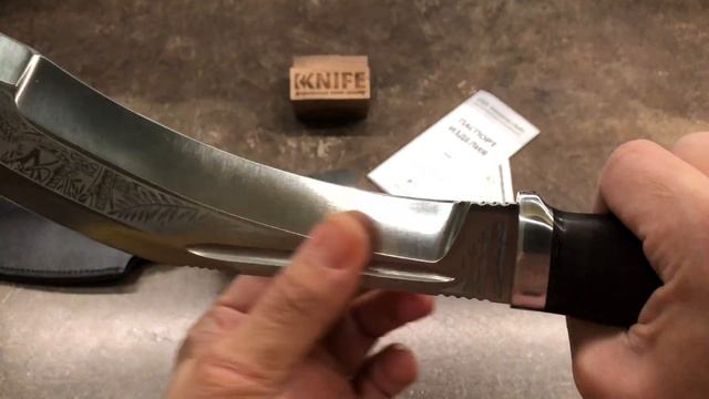 Мачете "Джунгли кукри" граб 50Х14МФ от Златоуст АиР смотреть онлайн