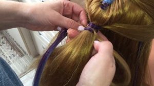 Простая прическа с канекалоном. Как заплести канекалон? Уроки по прическам. Simple hairstyle. Braid