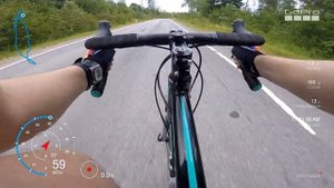 Под 70км/ч на шоссере. Сегмент "даунхил к железке"