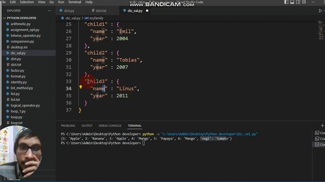 Python dictionaries methods | dictionaries in Python - Learn Python for beginners