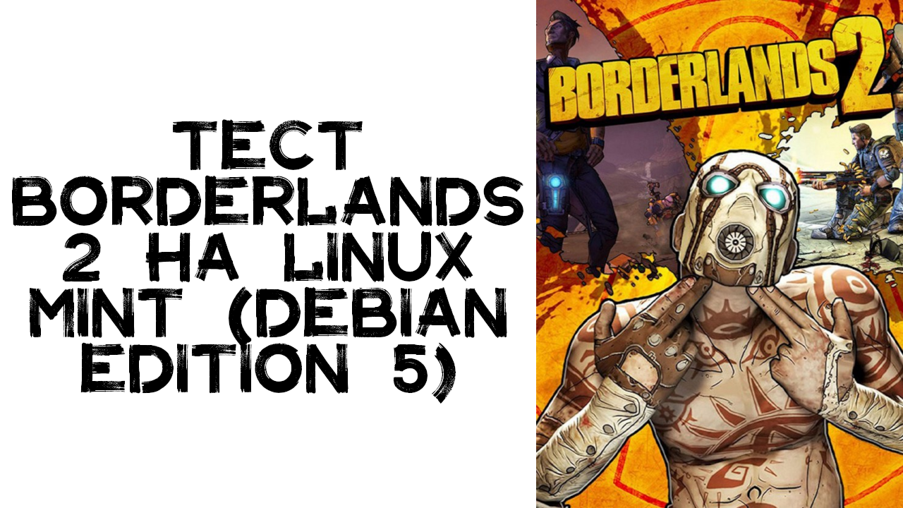 Тест Borderlands 2 на Linux Mint (Debian edition 5)