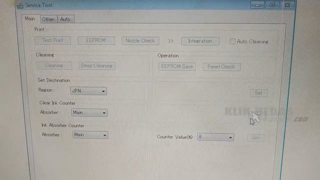 Reset Printer Canon mP237 / kedip 8 kali / error 1701