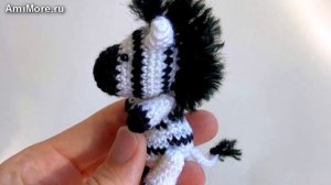 Амигуруми: схема Зебра. Игрушки вязаные крючком - Free crochet patterns.