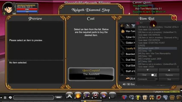 AQW | SUMMONING AND STUFF QUEST BOT [ LAE'S QUEST ] [ GRIMOIRE AND CETERA ] смотреть онлайн