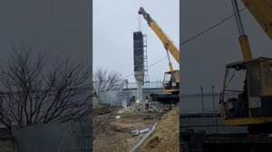 Как не надо делать) (падение крана)