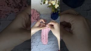 Свитер-шарф из Ализе Пуффи Файн / Sweater-scarf with loop yarn Alize Puffy Fine