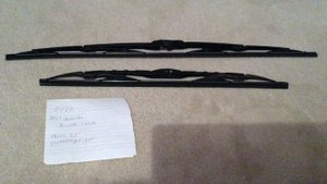 ? ? 2020 Mitsubishi Eclipse Cross Wiper Blade Replacement Size ?