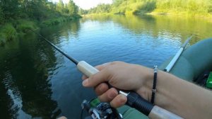 Сплав со спинингом  по реке Нельша. Костромская область.