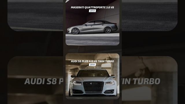 Which car is Faster? AUDI S8 PLUS 4.0 V8 TWIN TURBO ? MASERATI QUATTROPORTE 3.8 V8