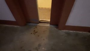 Тёмное купе пассажирского лифта! Лифты МЛМ 2003 года выпуска.