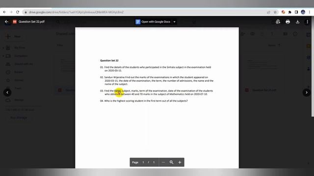 Database Question 22 (The Java Institute for Advanced Technology) смотреть онлайн