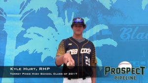 Kyle Hurt, RHP, Torrey Pines  High School Class of 2017, Pitch Grips