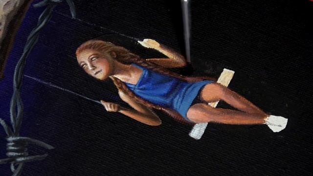 Картина Череп и девочка смотреть онлайн