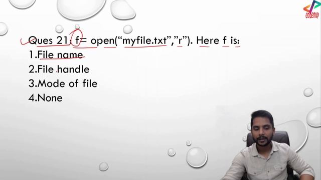 Python Class 12 | Chapter 5 |  Python File Handling | 50 MCQ | In Hindi
