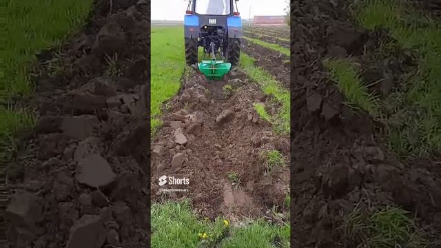 Борозды для посадку садовых культур плугом ПЛЛ-1,4 Леспромресурс смотреть онлайн