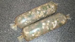 Колбаса куриная с сыром и зеленью