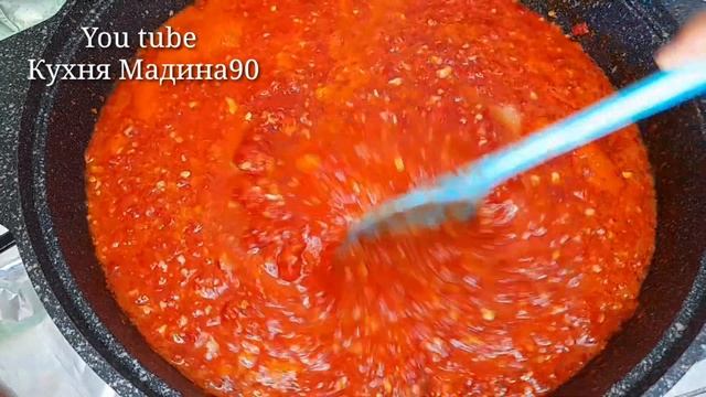 Приготовьте аджику на зиму Просто аппетитно и очень вкусно смотреть онлайн
