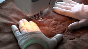 Стежка веточка+перья.