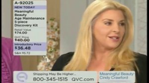 Meaningful Beauty on QVC with Cindy Crawford and Kimber Maderazzo