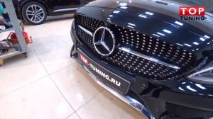 Решетка радиатора Diamond Black - тюнинг C class Mercedes w205