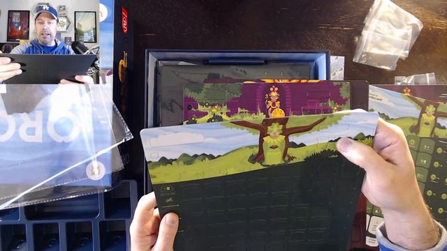 Oros Board Game Unboxing (Kickstarter Deluxe Edition with Neoprene Mat)