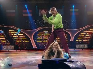 Четвертый этап. Лиза Арзамасова, Максим Ставиский. Лед и пламень. Фрагмент выпуска от 10.10.2010