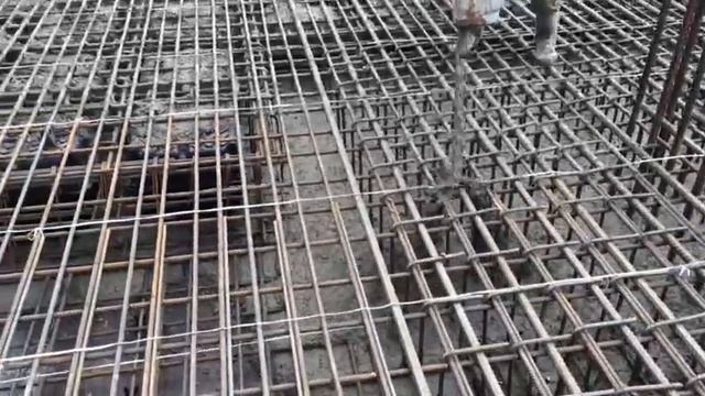 Монолитное перекрытие. Заливка перекрытия с пустотообразователями U-BOOT. смотреть онлайн