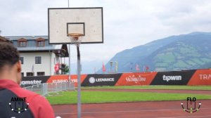 Wer gewinnt beim Dreier-Shootout? 🏀😱 | Florian Wirtz und Amine Adli spielen Basketball