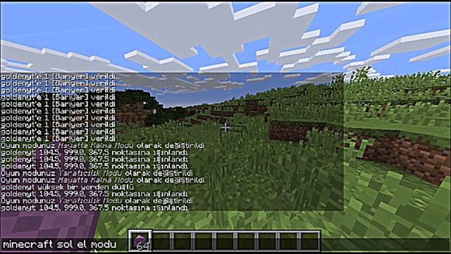 Minecraft'ta sol el kullanımı смотреть онлайн
