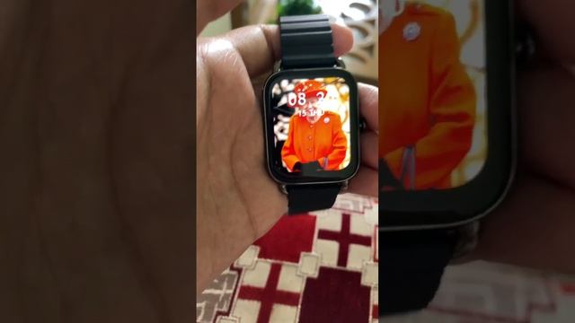 Queen ? II Elizabeth in orange in Haylou Rs4 Plus#smartwatch