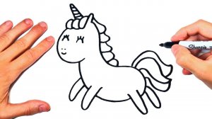 Как нарисовать единорога кавайи | How to draw a CUTE KAWAII UNICORN