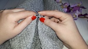 Сшивание вязаных деталей спицами /Красивый шов в сшитых вязаных изделиях