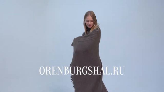 Шаль "Хвойный лес" от компании "ОренбургШаль" смотреть онлайн