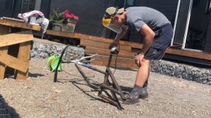 Самодельный мопед из бензопилы Урал | Часть 3