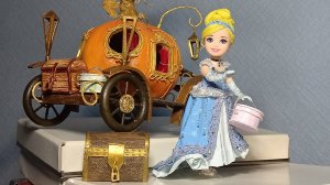 DIY \ Золушка \ переделка куклы \ мини статуэтка