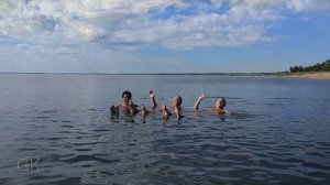 РОЛИК_ Соленое ОЗЕРО МЕДВЕЖЬЕ. ЛЕЧЕНИЕ ГРЯЗЬЮ соленой водой, отдых, польза, дома. Курганская област