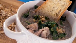 Гречневый суп с грибами и орехами - рецепт от Алейки