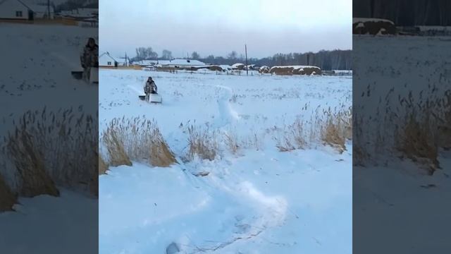 Мотобуксировщик своими руками. Охота. 2-й выезд. смотреть онлайн