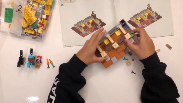 LEGO 21171: LEGO Minecraft The Horse Stable - Speed Build and Review By FOX SQUAD FAMILY 2022