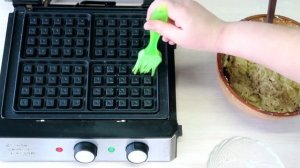 Закусочные вафли из картофеля с сыром