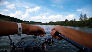 Щука в августе! Первая трофейная щука сына! Ловля щуки на спиннинг - рыбалка на каяке. Ратлины