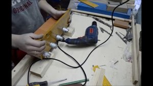 Станок для сверления рамок, своими руками.