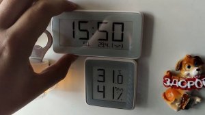 E-INK часы Xiaomi Mijia LYWSD02MMC - датчик термометр и гигрометр